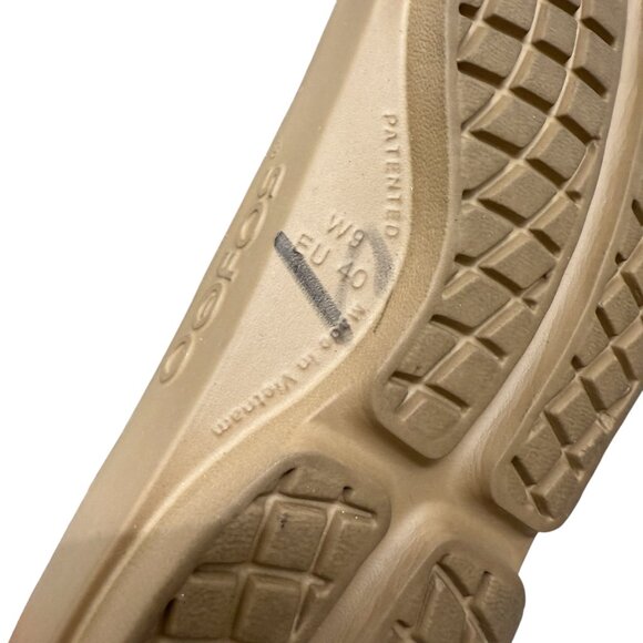 OOFOS Women's OOlala Limited Thong Sandals Flip Flop in Leopard Flora size 9 - Picture 10 of 10